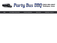 Tablet Screenshot of partybusdbq.com